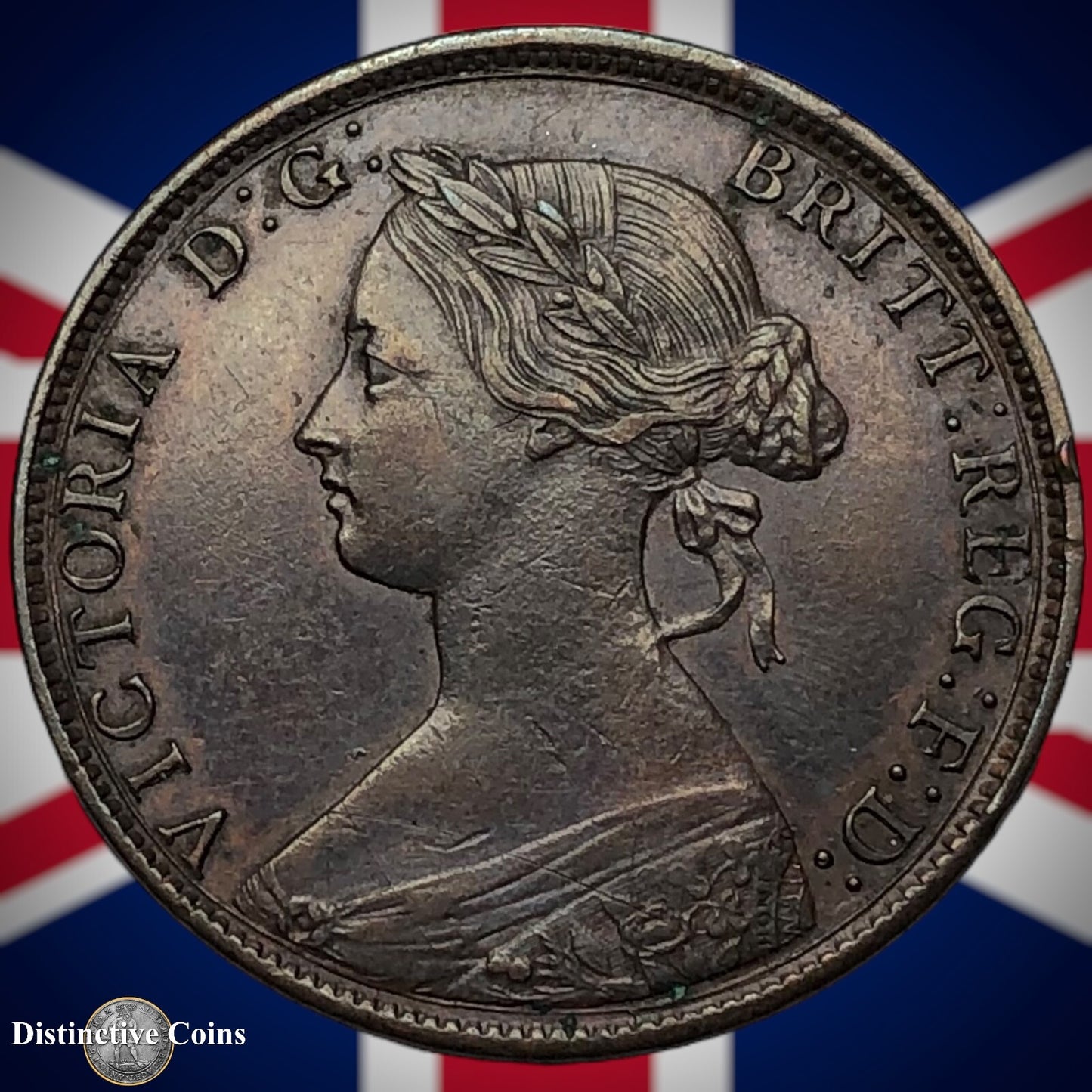 Great Britain 1861 Half Penny 1/2d GB5395