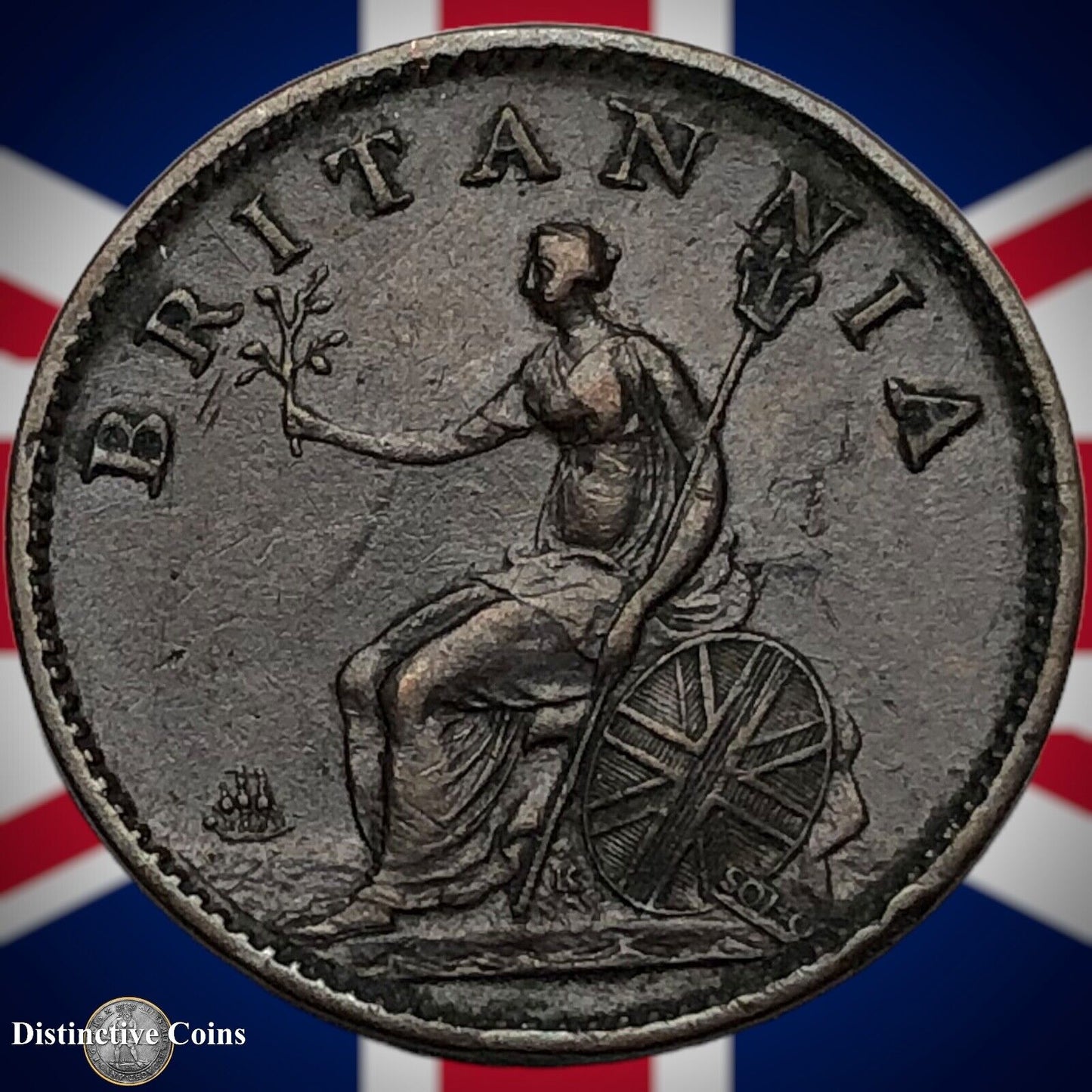 Great Britain 1806 Farthing 1/4d GB3204