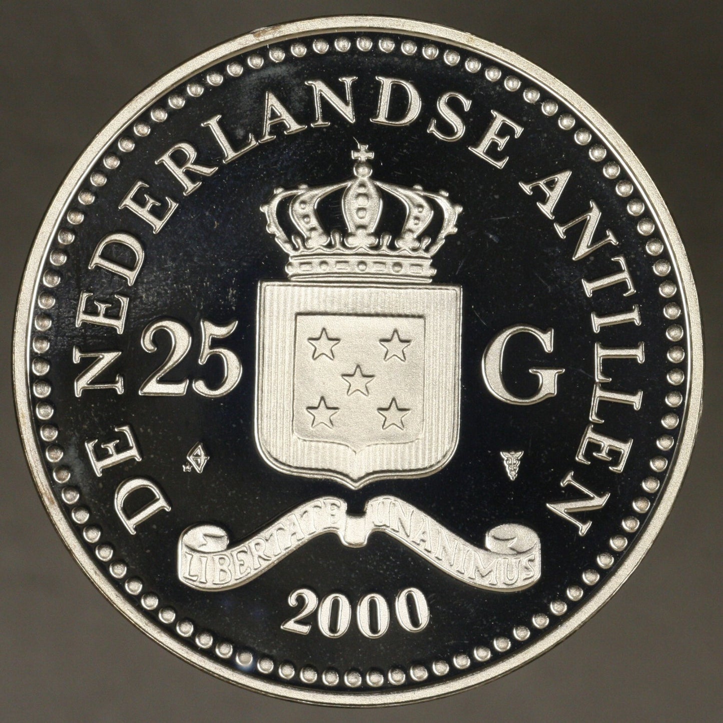 Netherlands Antilles 2000 25 Gulden Olympics Proof