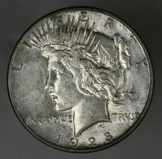 US 1928 S Peace Dollar  A3088