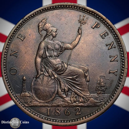 Great Britain 1862 Penny 1d GB6231