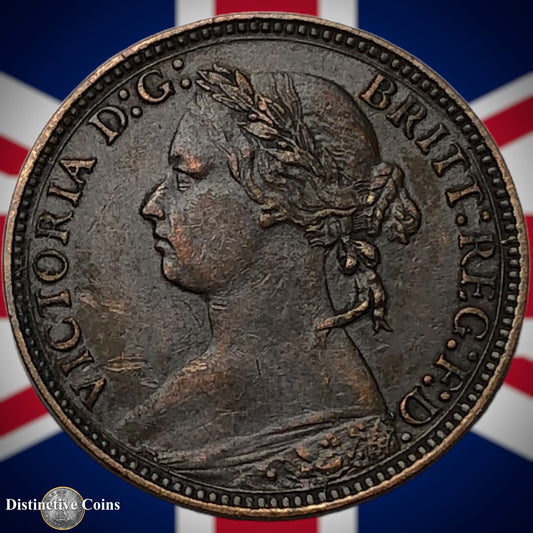 Great Britain 1875 H Farthing 1/4d GB3752