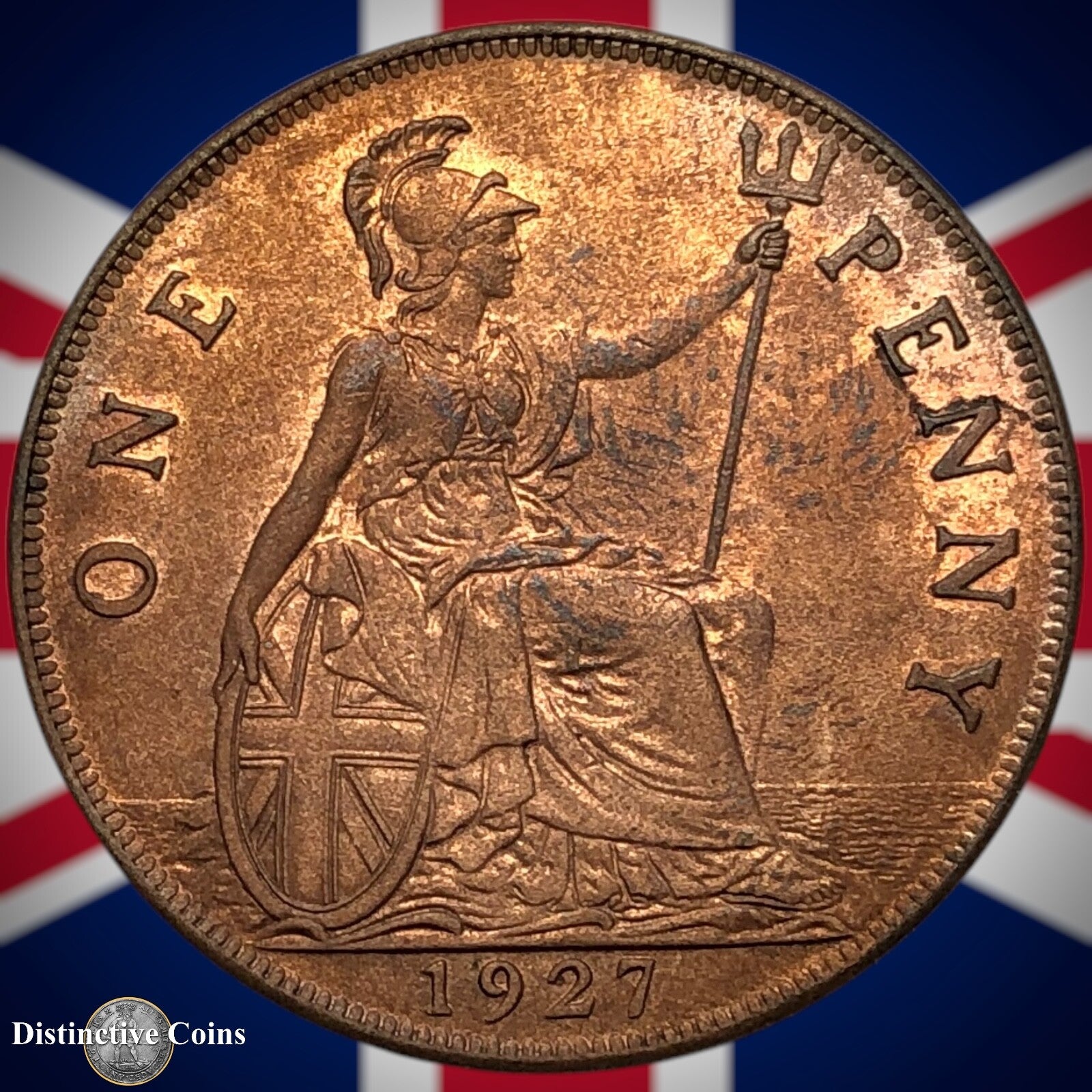 Great Britain 1927 Penny 1d GB7048