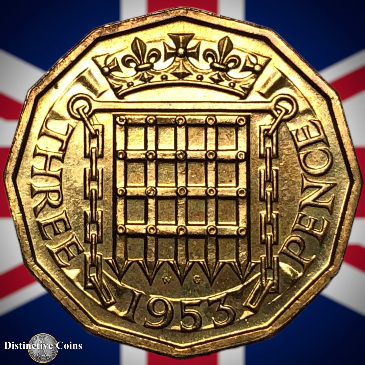 Great Britain 1953 Proof Three Pence GB2519