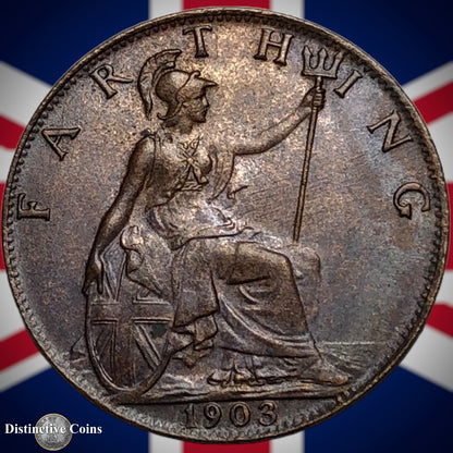 Great Britain 1903 Farthing 1/4d GB4544