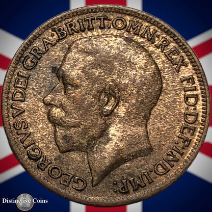 Great Britain 1918 Farthing 1/4d GB4715
