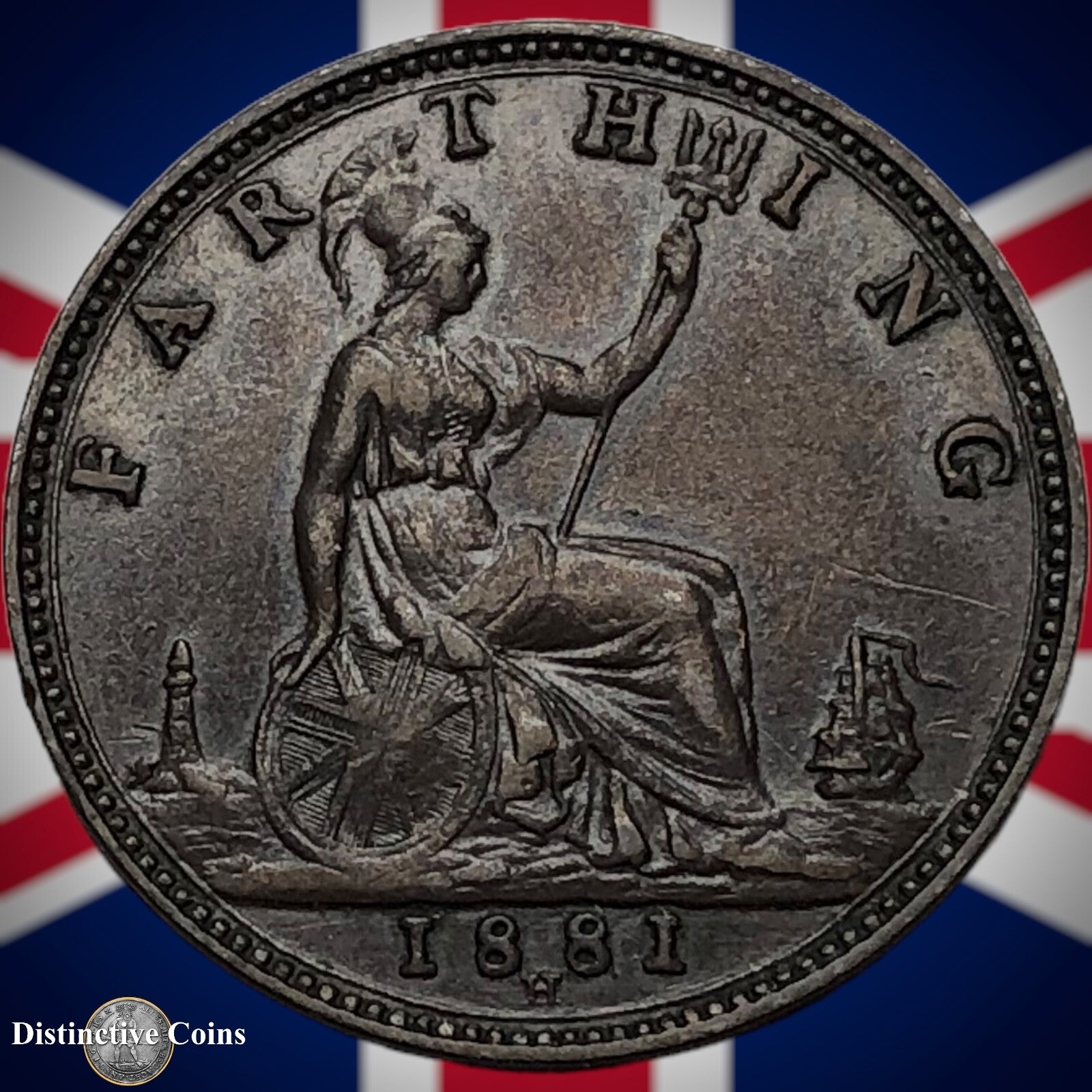 Great Britain 1881 H Farthing 1/4d GB3967