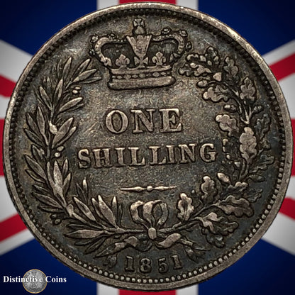 Great Britain 1851 British One Shilling GB0217