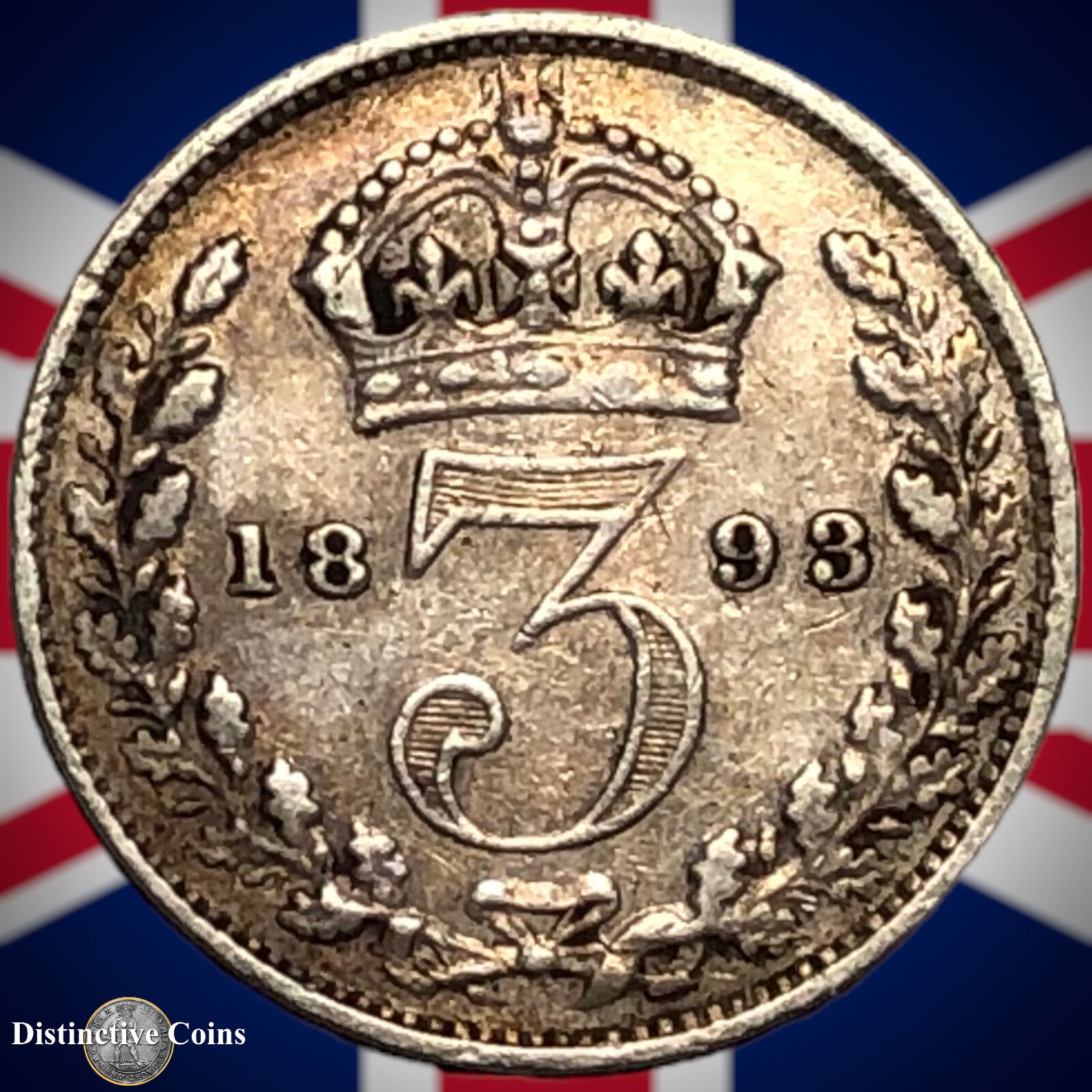 Great Britain 1893 Three Pence GB2009