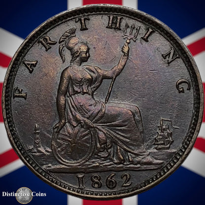Great Britain 1862 Farthing 1/4d GB3506