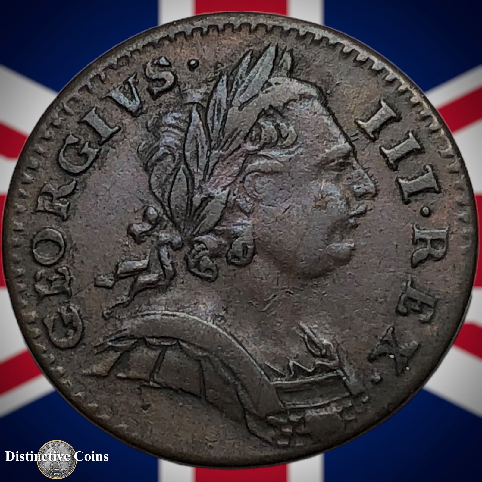 Great Britain 1773 Farthing 1/4d GB3193