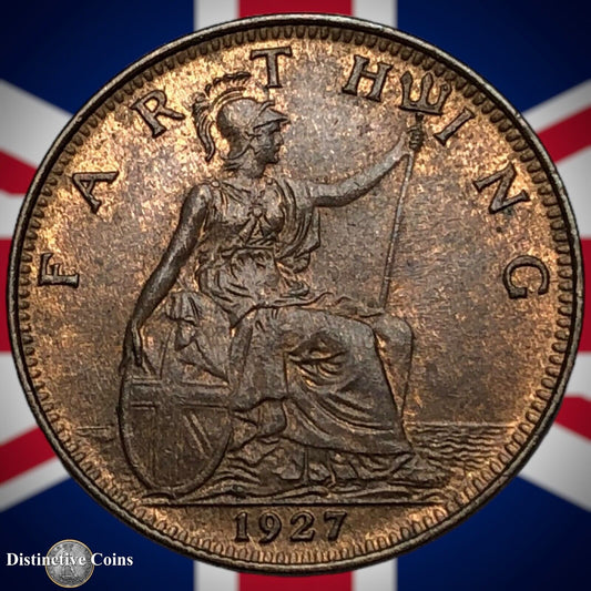 Great Britain 1927 Farthing 1/4d GB4857
