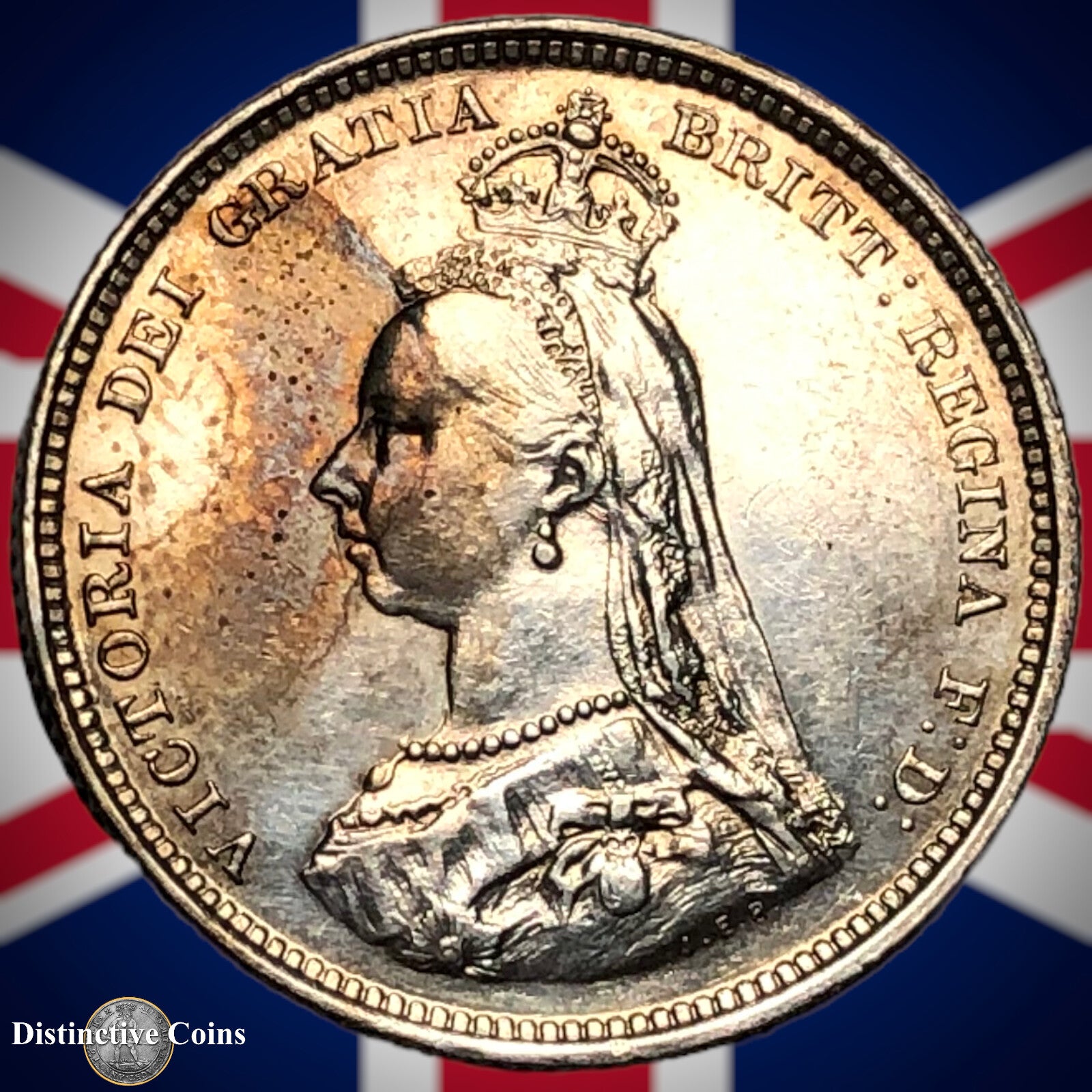 Great Britain 1887 British One Shilling GB0505