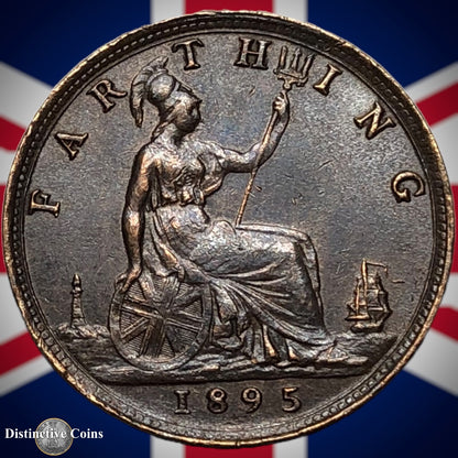 Great Britain 1895 Farthing 1/4d GB4398