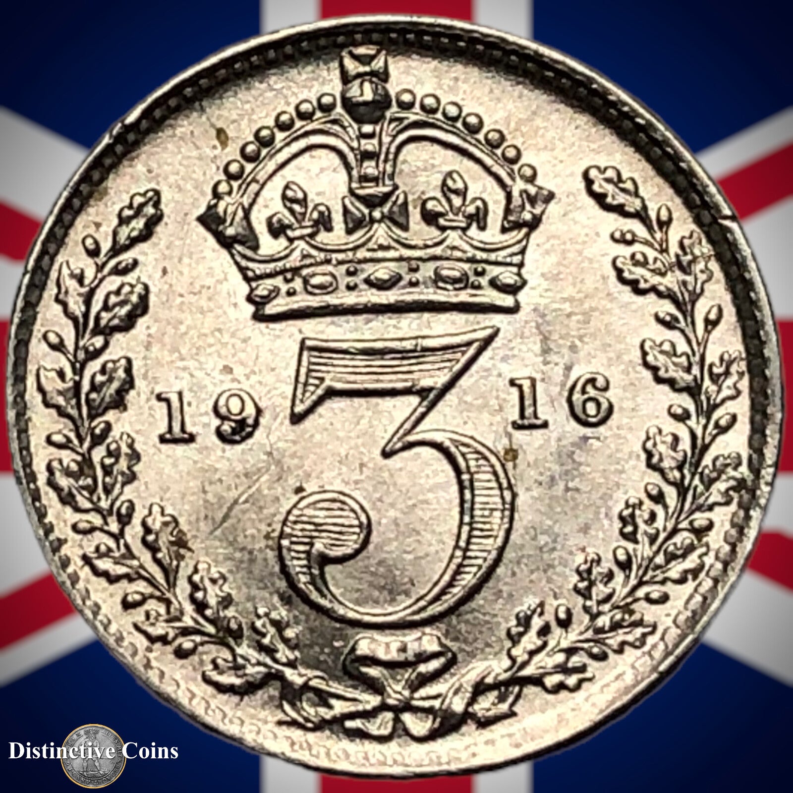 Great Britain 1916 Three Pence GB2176