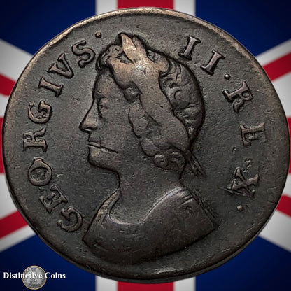 Great Britain 1739 Farthing 1/4d GB3167