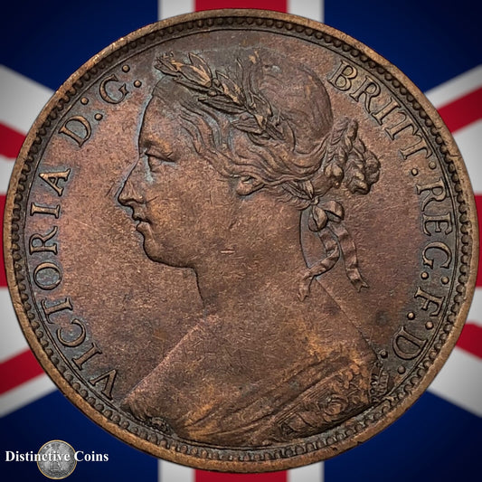 Great Britain 1876 H Penny 1d GB6387