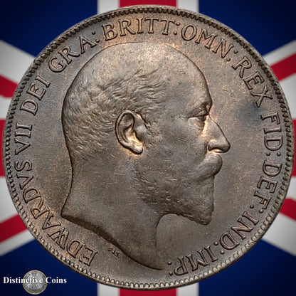 Great Britain 1908 Penny 1d GB6710