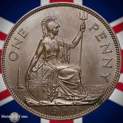Great Britain 1939 Penny 1d GB7222
