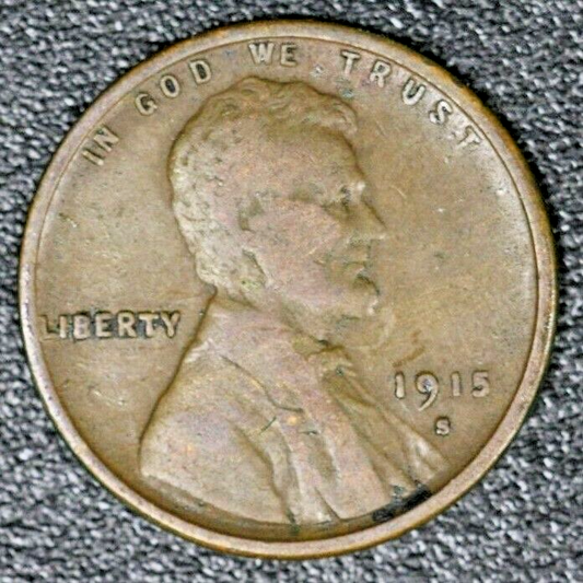 US 1915 S Lincoln Wheat Penny  A2806