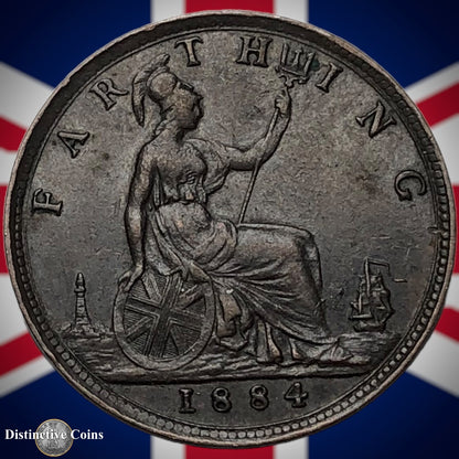Great Britain 1884 Farthing 1/4d GB4138