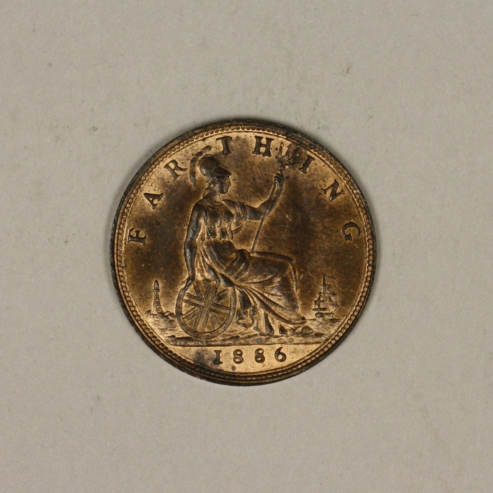 Great Britain 1886 Farthing  