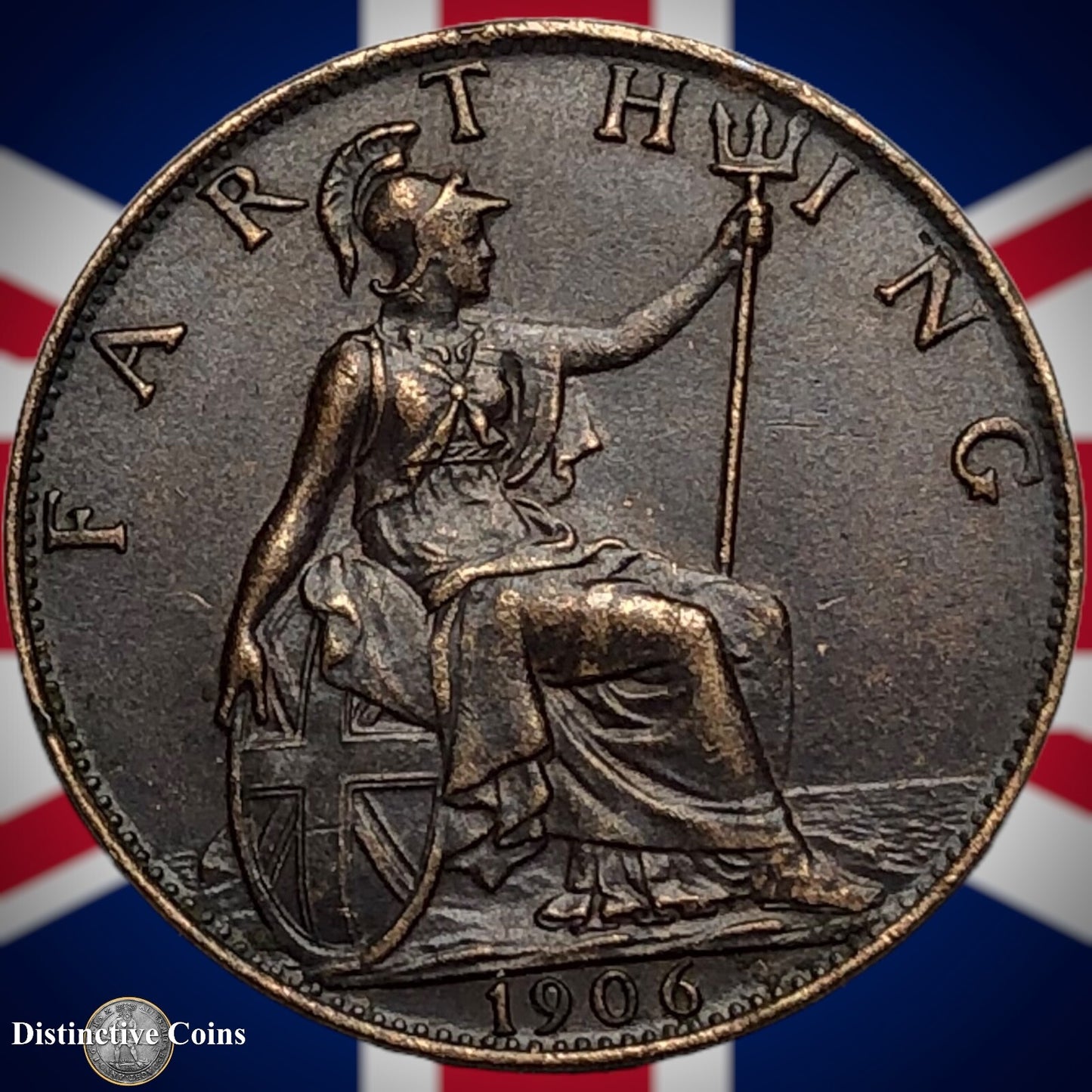 Great Britain 1906 Farthing 1/4d GB4583