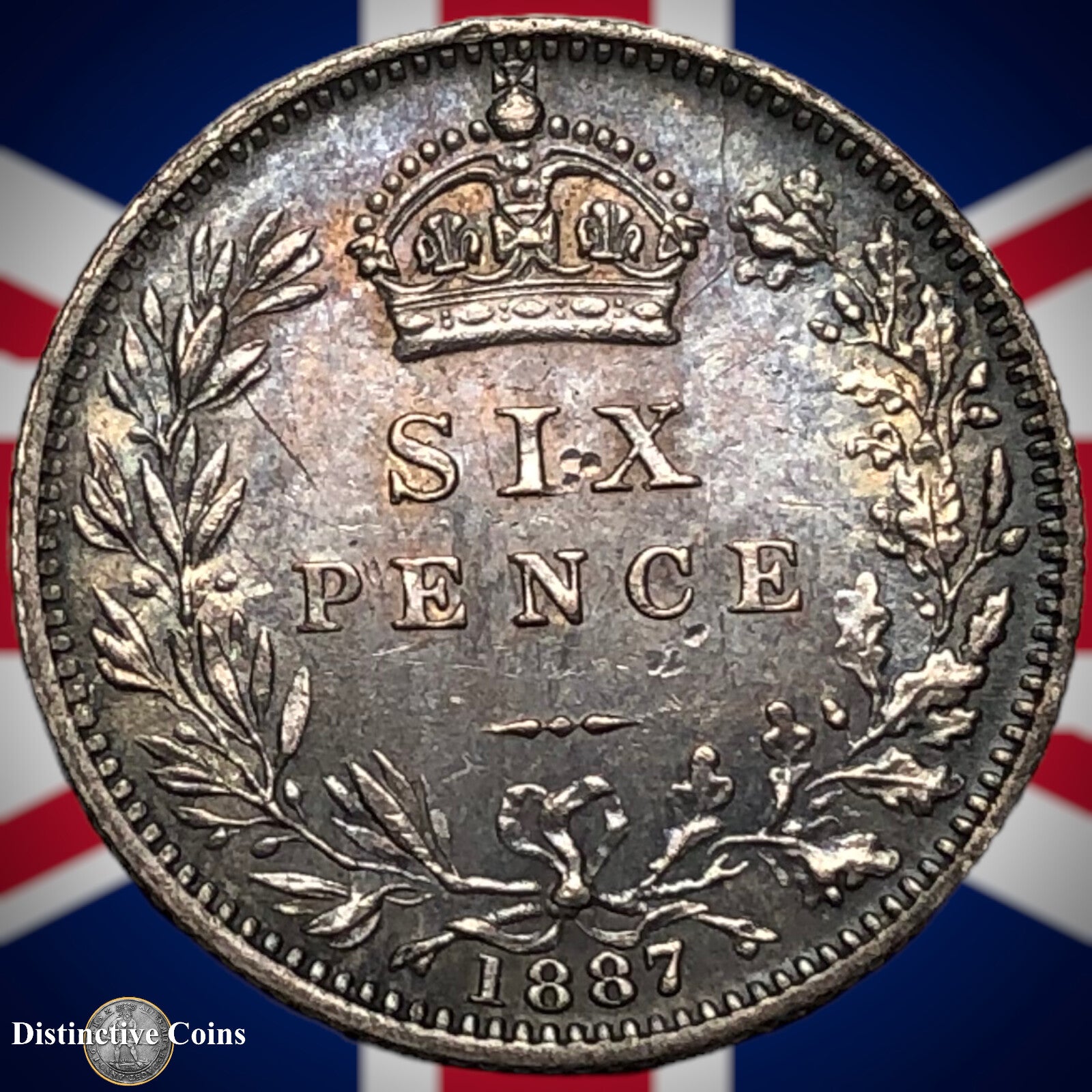 Great Britain 1887 Six Pence GB2694