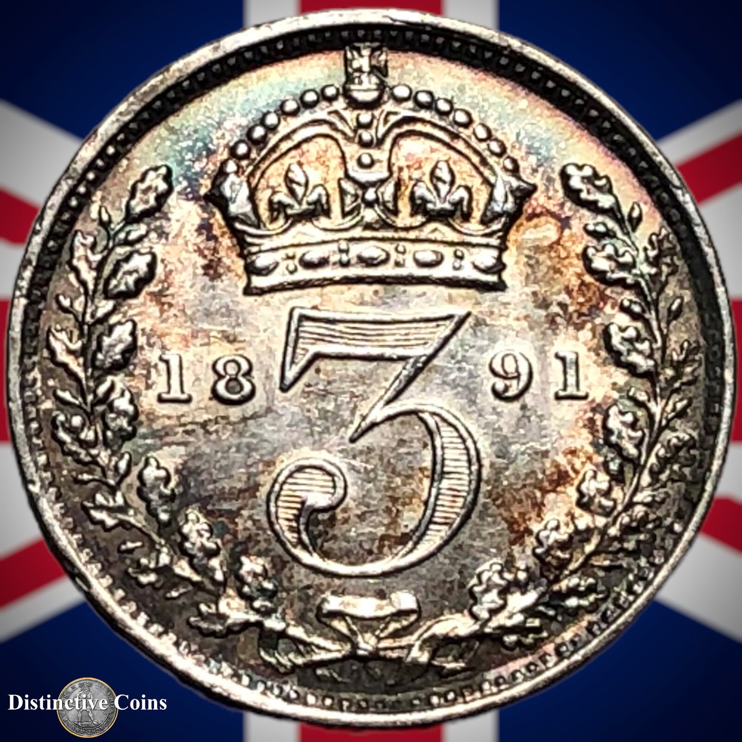 Great Britain 1891 Three Pence GB1998