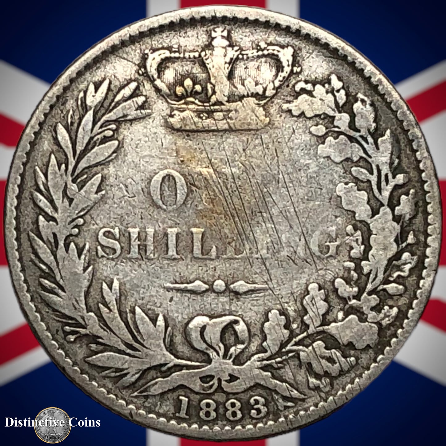 Great Britain 1883 British One Shilling GB0412