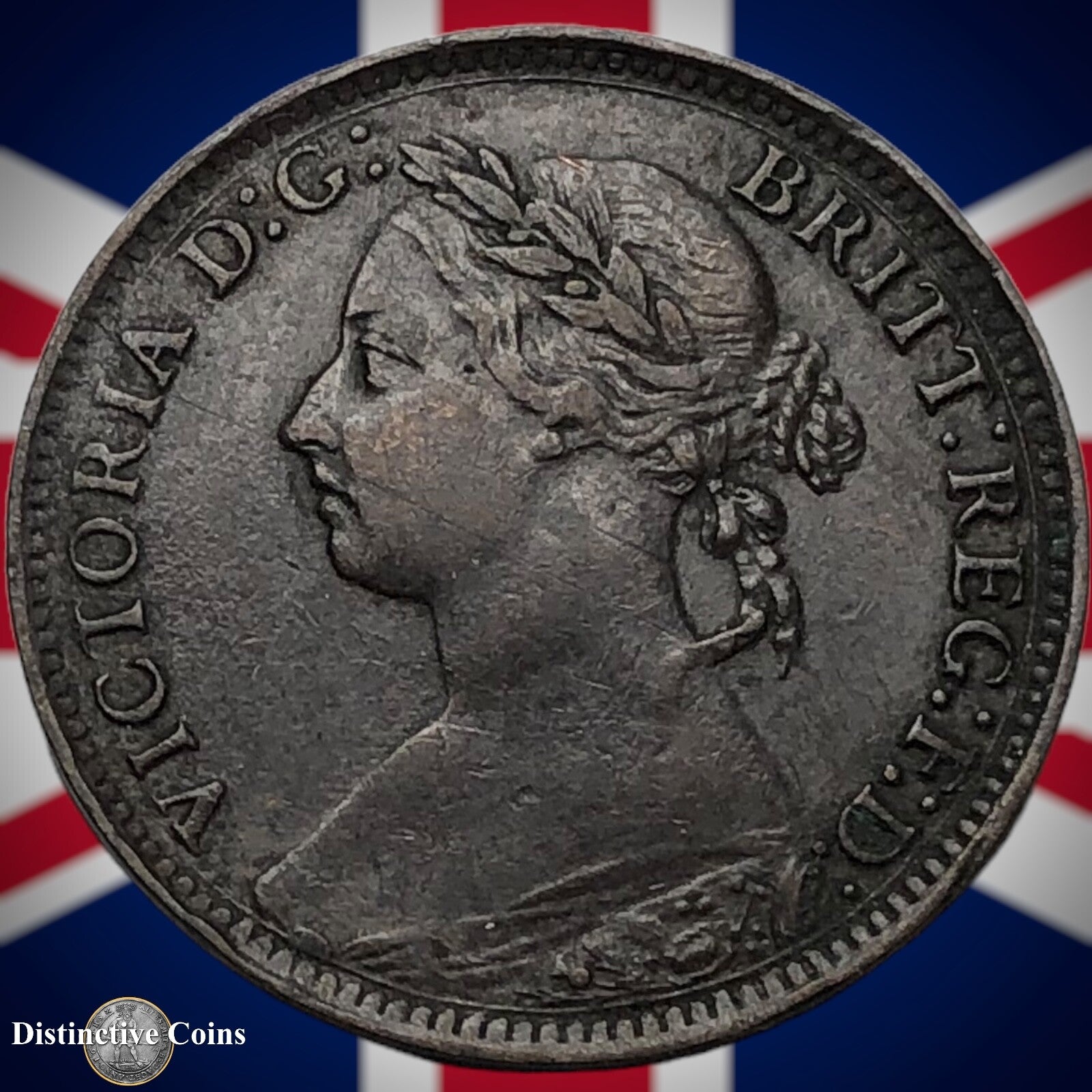 Great Britain 1893 Farthing 1/4d GB4336