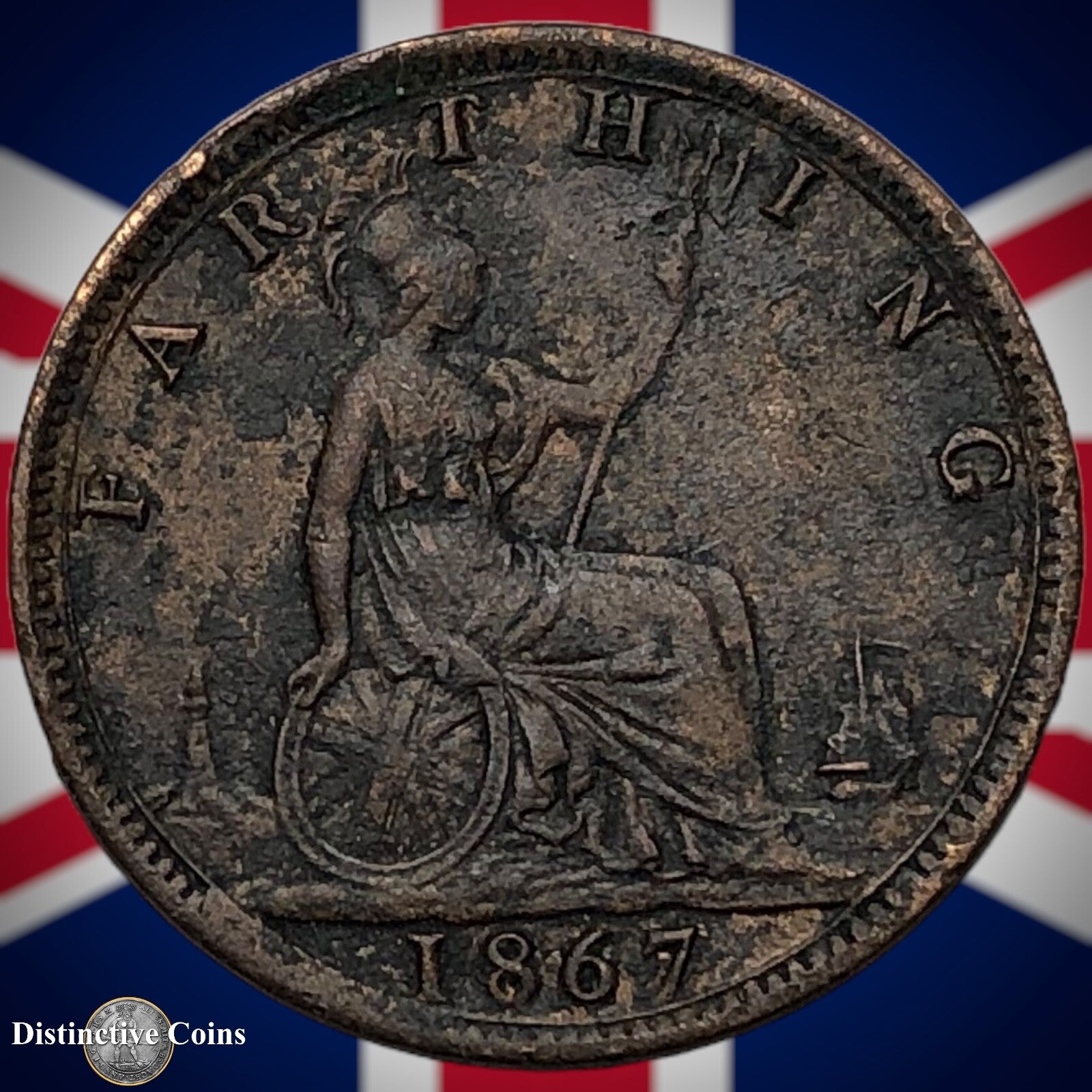 Great Britain 1867 Farthing 1/4d GB3605