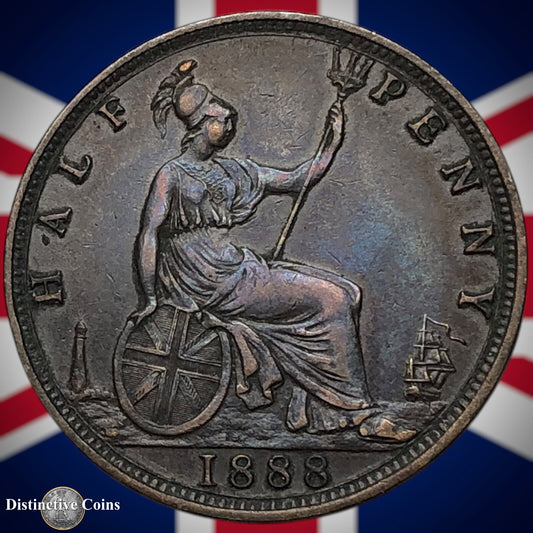 Great Britain 1888 Half Penny 1/2d GB5635