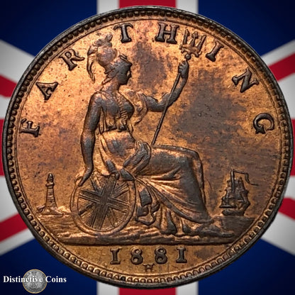 Great Britain 1881 H Farthing 1/4d GB3992
