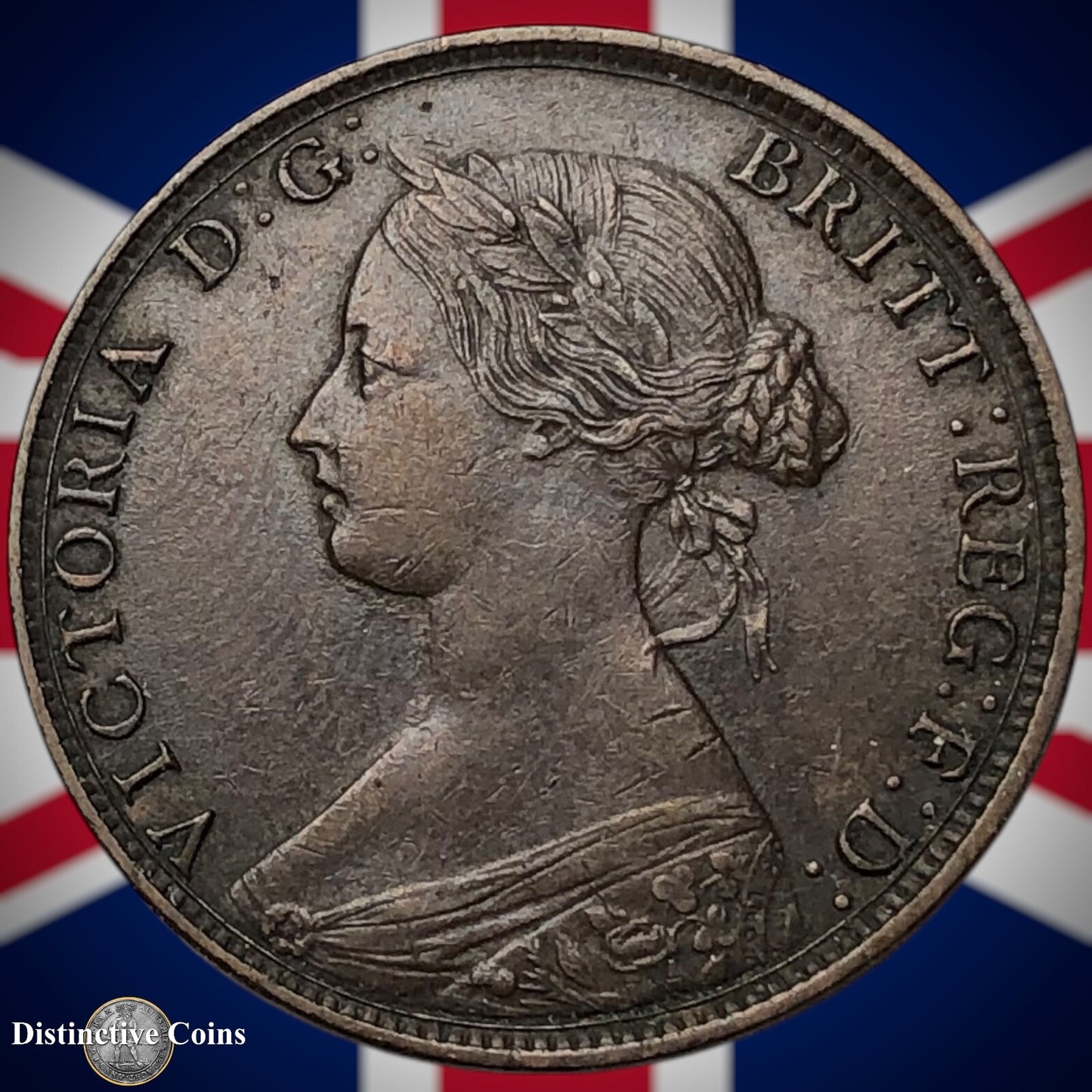 Great Britain 1863 Half Penny 1/2d GB5461