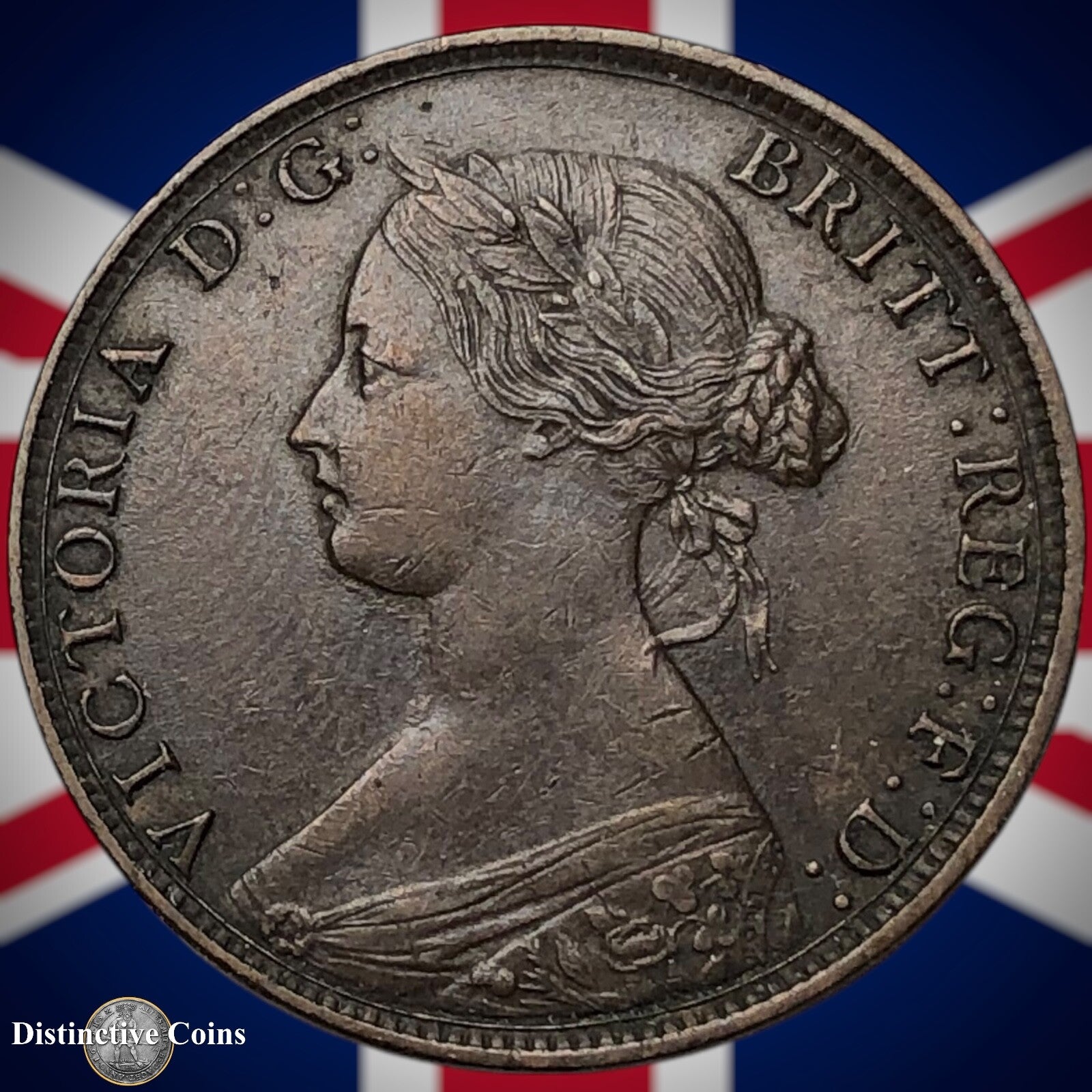 Great Britain 1863 Half Penny 1/2d GB5461
