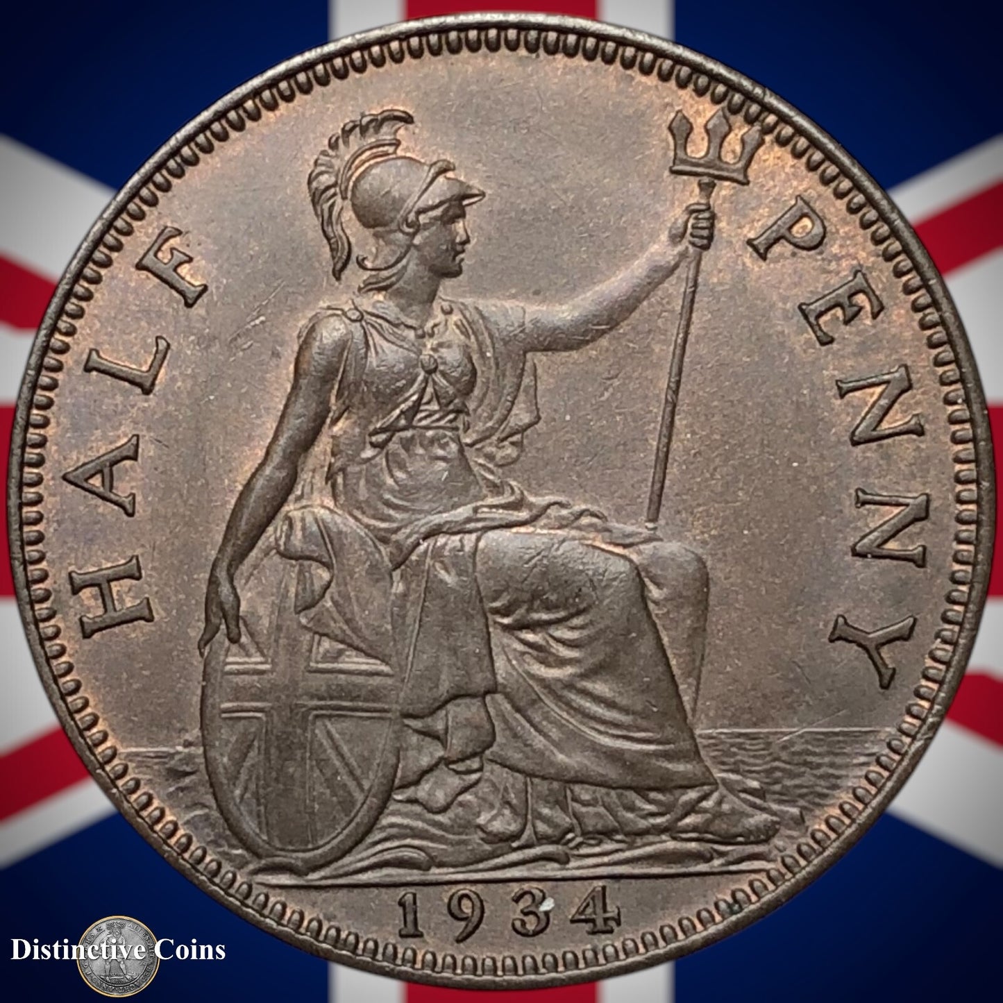 Great Britain 1934 Half Penny 1/2d GB5985
