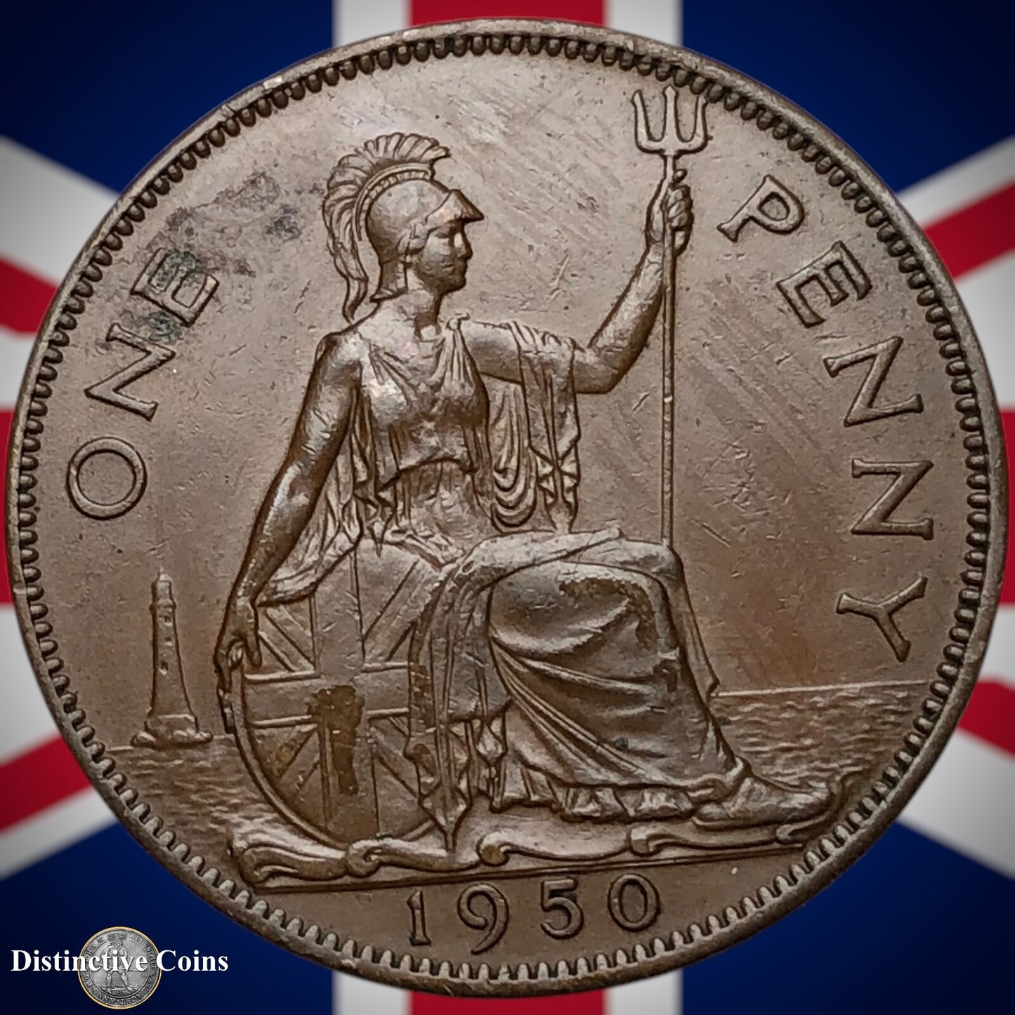 Great Britain 1950 Penny 1d GB7306