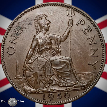 Great Britain 1950 Penny 1d GB7306