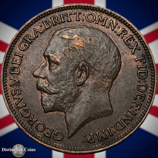 Great Britain 1922 Farthing 1/4d GB4753