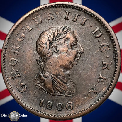 Great Britain 1806 Half Penny 1/2d GB5156