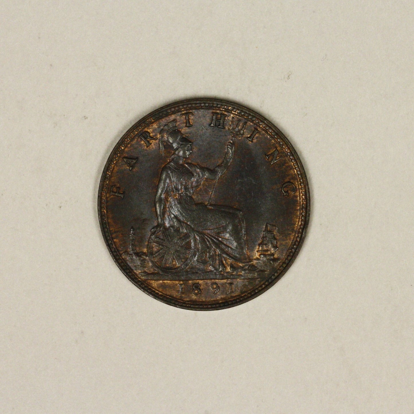 Great Britain 1891 Farthing  