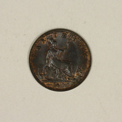 Great Britain 1891 Farthing  