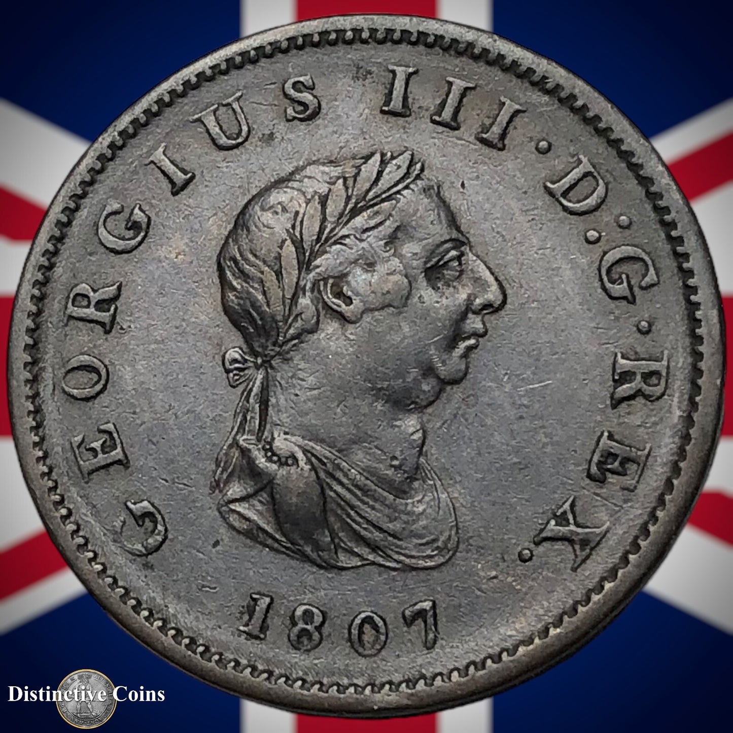 Great Britain 1807 Half Penny 1/2d GB5181