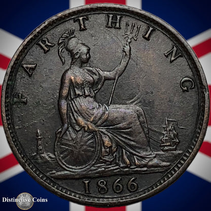 Great Britain 1866 Farthing 1/4d GB3579
