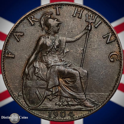 Great Britain 1904 Farthing 1/4d GB4561
