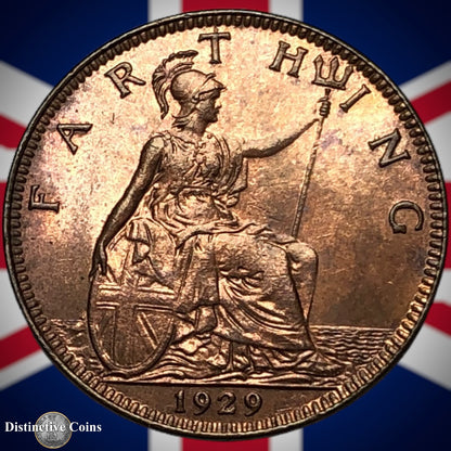 Great Britain 1929 Farthing 1/4d GB4877