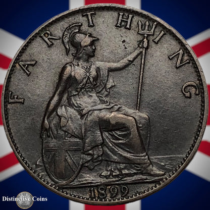 Great Britain 1899 Farthing 1/4d GB4461