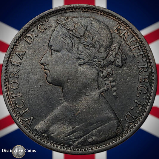 Great Britain 1876 H Penny 1d GB6382