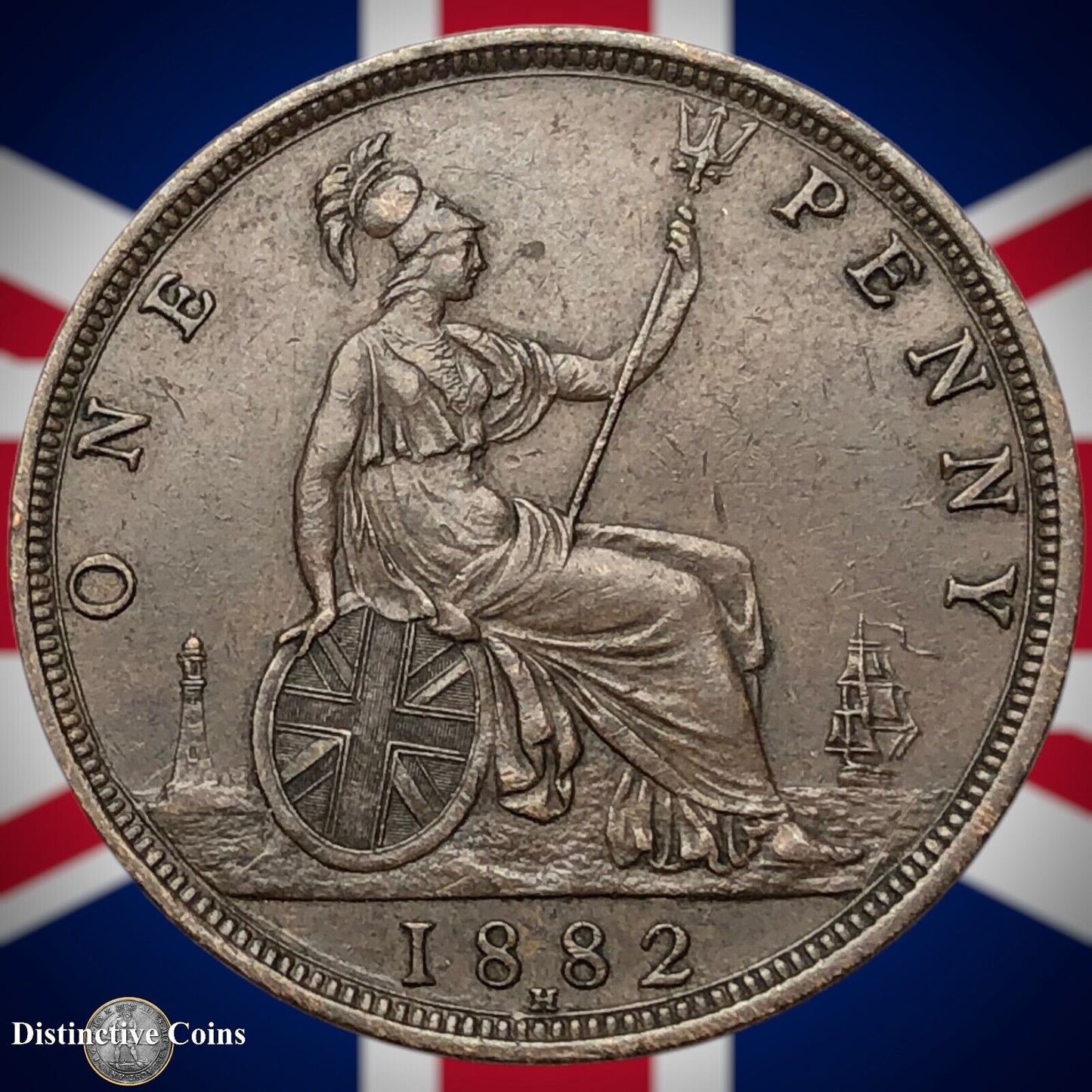 Great Britain 1882 H Penny 1d GB6439